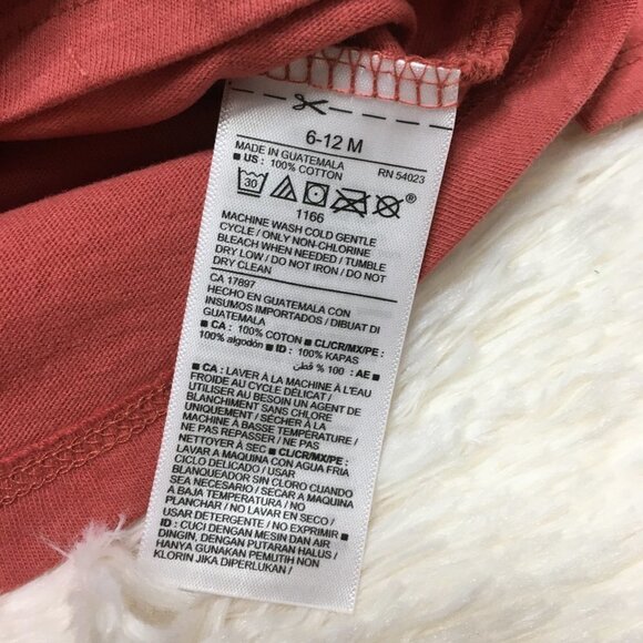 OLD NAVY 2 Piece Infant Floral Graphic Long-Sleeve Tee Shirt Top 6-12 Months - Picture 9 of 9